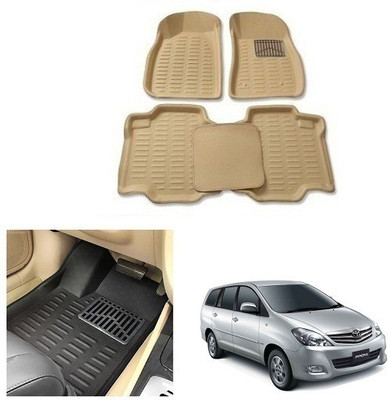 After cars Plastic 3D Mat For  Toyota Innova(Beige)