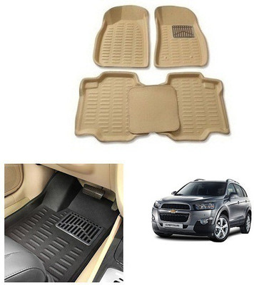 After cars Plastic 3D Mat For  Chevrolet Captiva(Beige)