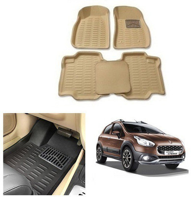 After cars Plastic 3D Mat For  Fiat Avventura(Beige)