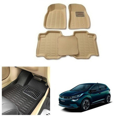 After cars Plastic 3D Mat For  Tata Altroz(Beige)