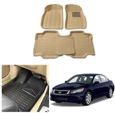 After cars Plastic 3D Mat For  Honda Accord(Beige)