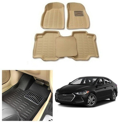 After cars Plastic 3D Mat For  Hyundai Elantra(Beige)