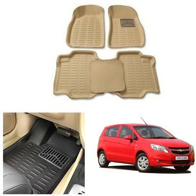 After cars Plastic 3D Mat For  Chevrolet UVA(Beige)
