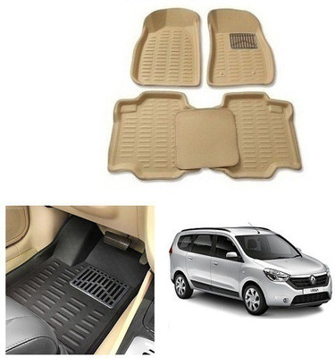After cars Plastic 3D Mat For  Renault Lodgy(Beige)