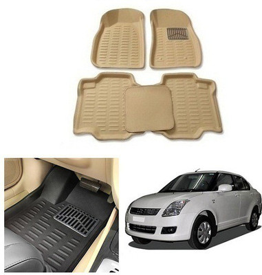 After cars Plastic 3D Mat For  Maruti Suzuki Swift Dzire(Beige)