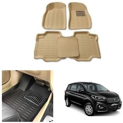 After cars Plastic 3D Mat For  Maruti Suzuki Ertiga(Beige)