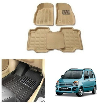 After cars Plastic 3D Mat For  Maruti Suzuki WagonR(Beige)