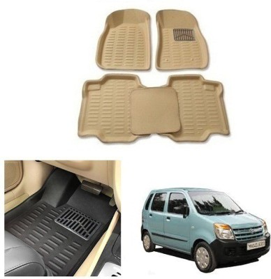 After cars Plastic 3D Mat For  Maruti Suzuki WagonR(Beige)