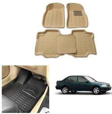 After cars Plastic 3D Mat For  Honda City(Beige)