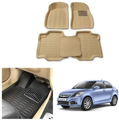 After cars Plastic 3D Mat For  Maruti Suzuki Swift Dzire(Beige)