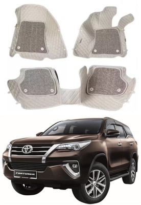 arneja trading company Leatherite 7D Mat For  Toyota New Fortuner(Beige)