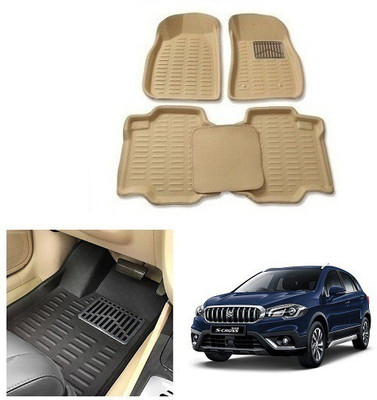 After cars Plastic 3D Mat For  Maruti Suzuki S-Cross(Beige)