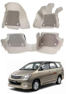 ARNEJA Leatherite 7D Mat For  Toyota Innova(Beige)