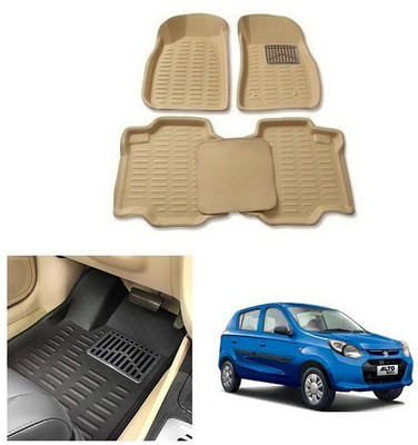 After cars Plastic 3D Mat For  Maruti Suzuki Alto 800(Beige)