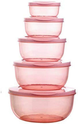 SHREEJIIH Plastic Utility Container  - 290 ml, 580 ml, 1000 ml, 1700 ml, 2700 ml(Pack of 5, Multicolor)