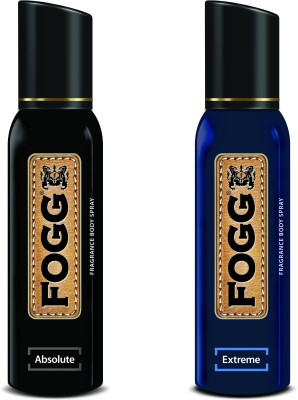 FOGG Deo Combo Pack (ABSOLUTE + EXTREME 300ml) Body Spray  -  For Men(300 ml, Pack of 2)