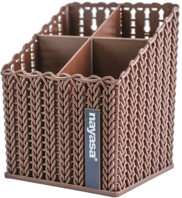NAYASA 4 Compartments PLASTIC Multi utility(Brown)