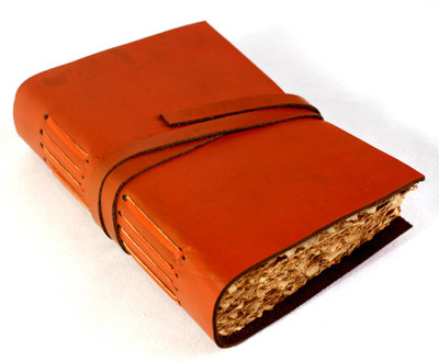 Camlon Exports Handcrafted Assorted Journal Unruled 240 Pages(Orange)