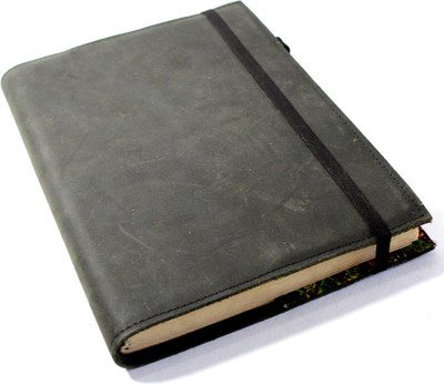 Camlon Exports Recycled Handmade Assorted Planner/Organizer Unruled 200 Pages(Black)