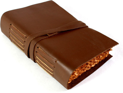 Camlon Exports Handcrafted Assorted Journal Unruled 240 Pages(Dark Brown)