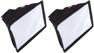 ALFASIYA Camera Speedlite Flash Softbox and Reflector Diffuser Kit FLASH Diffuser(White, Black)