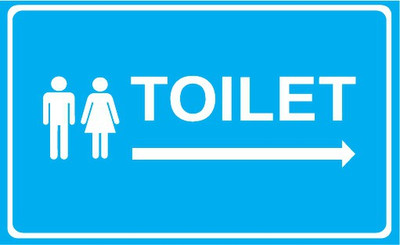 VVWV TOILET Emergency Sign