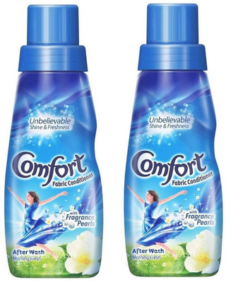 Comfort After Wash Morning Fresh Fabric Conditioner - 220 ml (Pack of 2)(2 x 220 ml)
