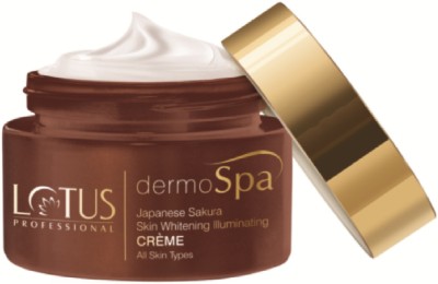 LOTUS Professional Dermo Spa Japenese Sakura- Skin Whitening & Illuminating Day Crème with SPF 20 50gm(50 g)