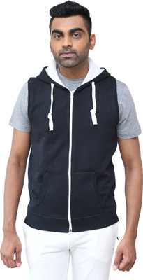 CARBON BASICS Sleeveless Solid Men Jacket