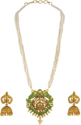 SPARGZ Alloy Gold-plated Gold Jewellery Set(Pack of 1)