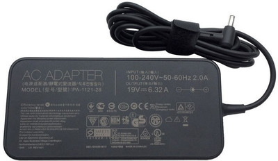 MACKTECH 19V 6.32A 120W Laptop Adapter A15-120P1A PA-1121-28 AC Power Charger FX504 UX510UW N56J N56VM N56VZ N750 N500 G50 N53S N55 Laptop 120 W Adapter(Power Cord Included)