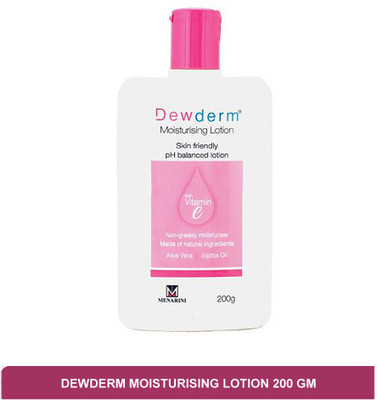 Dewderm moisturising lotion - best moisturising lotion (pack of 1)(200 ml)