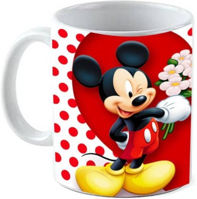 MM9E MICKEY MOUSE , MINI MOUSE , KIDS CARTOON , MOUSE KIDSMUG102 Ceramic Coffee Mug(330 ml)