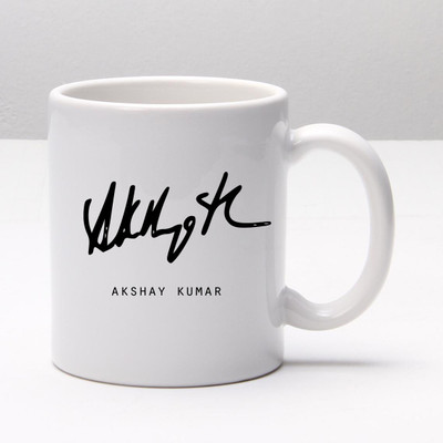 JAIPURART Akshay Kumar Aotograph/Signature Ceramic Coffee Mug(330 ml)