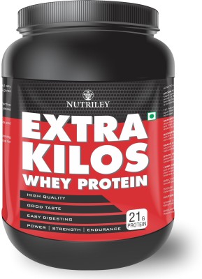 NUTRILEY Extra Kilos Whey Protein American Ice Cream Whey Protein(1 kg, Ice Cream)