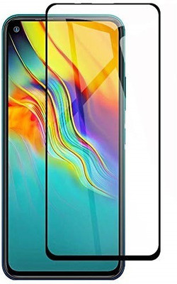 BRENZZ Edge To Edge Tempered Glass for Infinix Hot 9(Pack of 1)