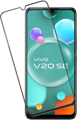 AKSHUD Edge To Edge Tempered Glass for Vivo V20 SE(Pack of 1)