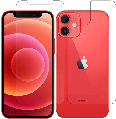 ISHANGEL Front and Back Screen Guard for apple iphone 12 mini, Gorilla Hammer Proof, flexible fiber unbreakable Screen Protector, [Not a Tempered Glass](Pack of 2)