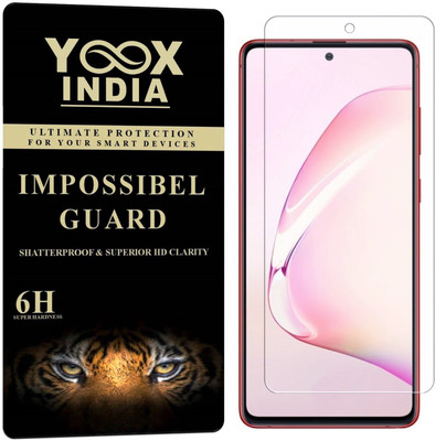 Yoox Impossible Screen Guard for Samsung Galaxy Note 10 Lite(Pack of 1)