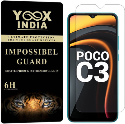 Yoox Impossible Screen Guard for Poco C3(Pack of 1)