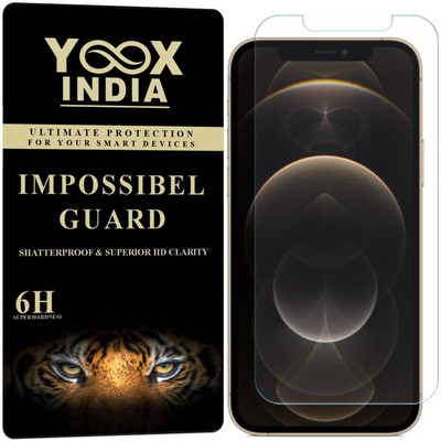 Yoox Impossible Screen Guard for Apple iPhone 12 Pro(Pack of 1)