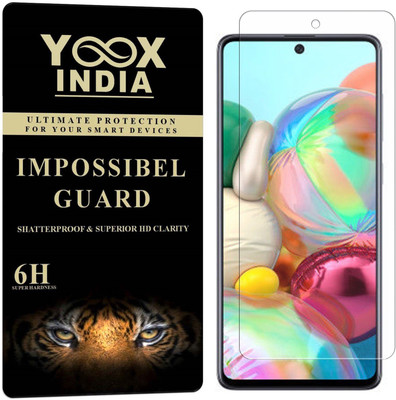 Yoox Impossible Screen Guard for Samsung Galaxy A71(Pack of 1)