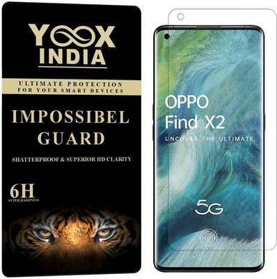Yoox Impossible Screen Guard for Oppo Find X2(Pack of 1)