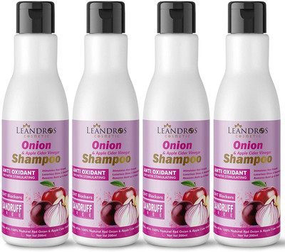 leandros Onion & apple Cider Shampoo for Hair Growth and Hair-fall Control shampoo(800 ml)