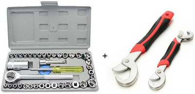 Mass Pro 40 Pcs Socket Set With 2 Pcs Snap & Grip Socket Set(Pack of 42)