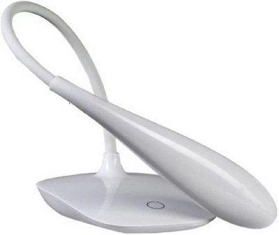 REXBURG Rechargeable Led Emergency Desk Table Lamp Student Reading Light Foldable G190 Study Lamp(25 cm, White)