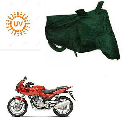 RPSENTTERPR Waterproof Two Wheeler Cover for Bajaj(Pulsar 220 DTS-i, Green)