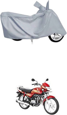 Wild Panther Two Wheeler Cover for Hero(HF, Silver)