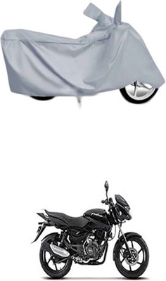 ZTech Two Wheeler Cover for Bajaj(Pulsar 150, Silver)
