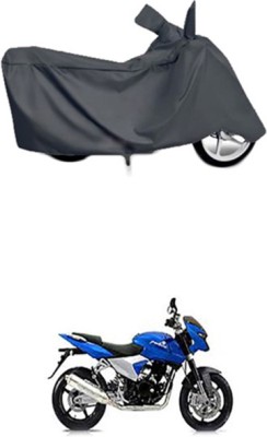 Wild Panther Two Wheeler Cover for Bajaj(Pulsar 200 NS DTS-i, Grey)